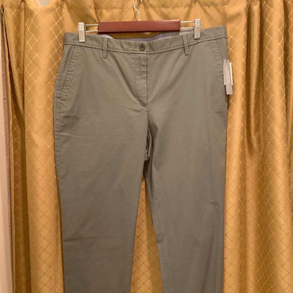 Talbots- green pants- NEW